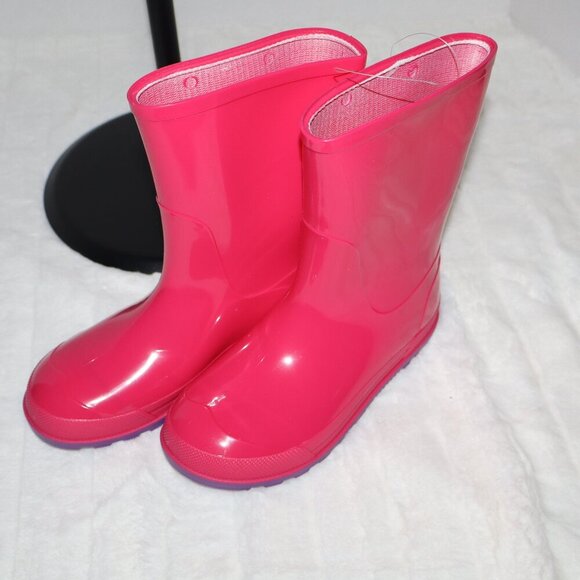 Wonder Nation - Girls- Pink Rainboot size 13/1 - Picture 1 of 3